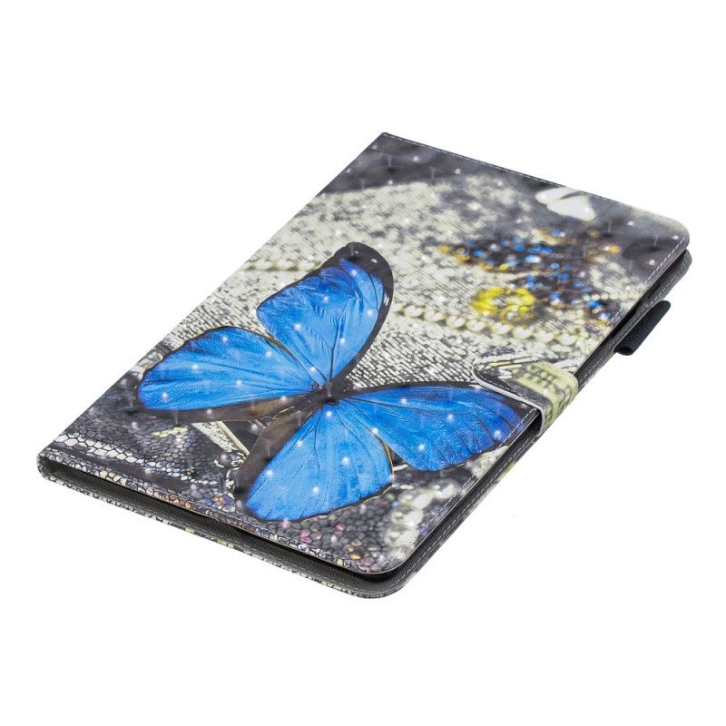 Flip Cover Læder Samsung Galaxy Tab A 10.1 (2019) Sommerfugl Opdagelse