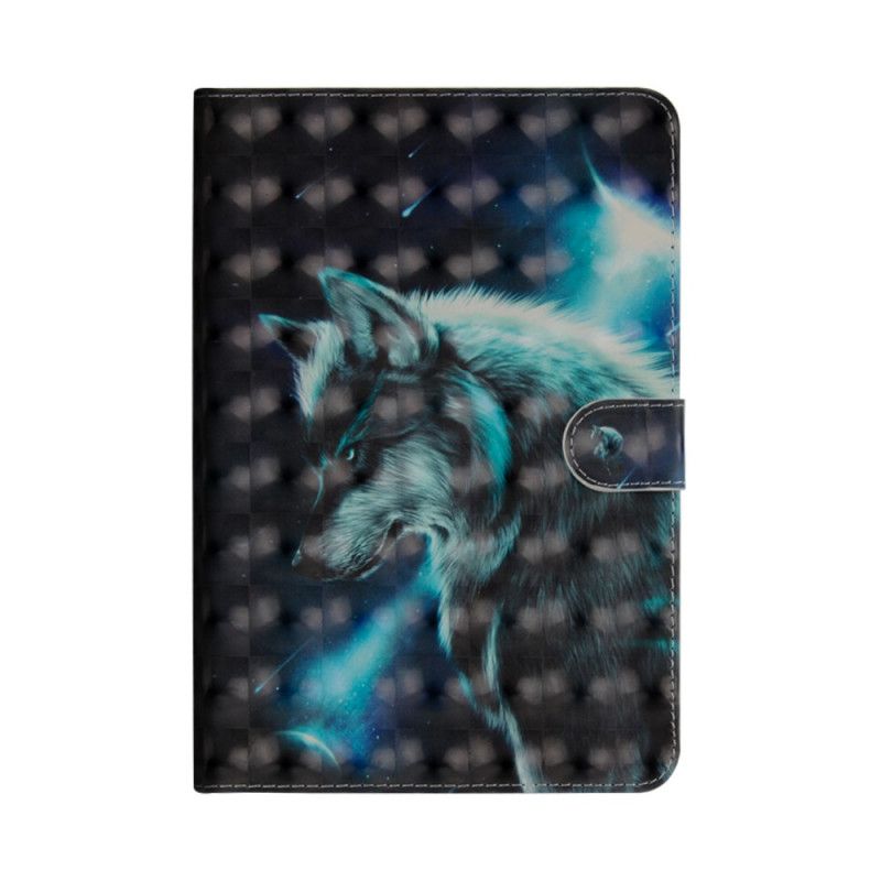 Flip Cover Læder Samsung Galaxy Tab A 10.1 (2019) Vild Ulv