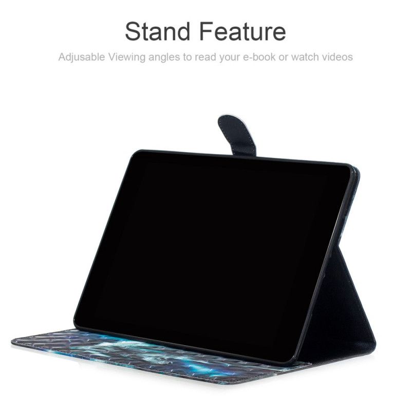 Flip Cover Læder Samsung Galaxy Tab A 10.1 (2019) Vild Ulv