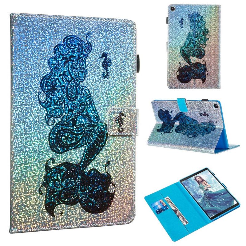 Flip Cover Samsung Galaxy Tab A 10.1 (2019) Havfrue Glitter