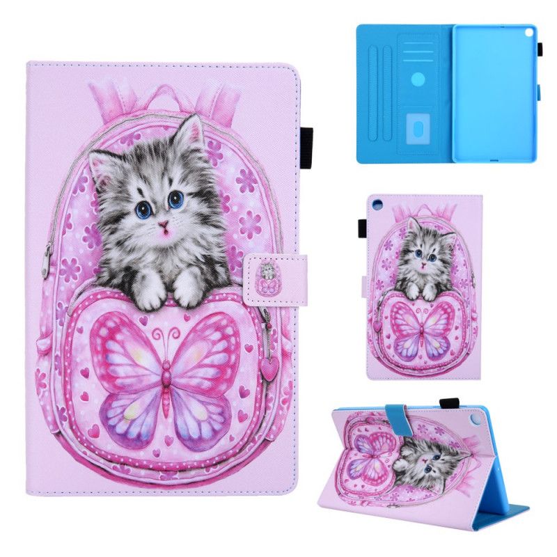 Flip Cover Samsung Galaxy Tab A 10.1 (2019) Magenta Kun Katte