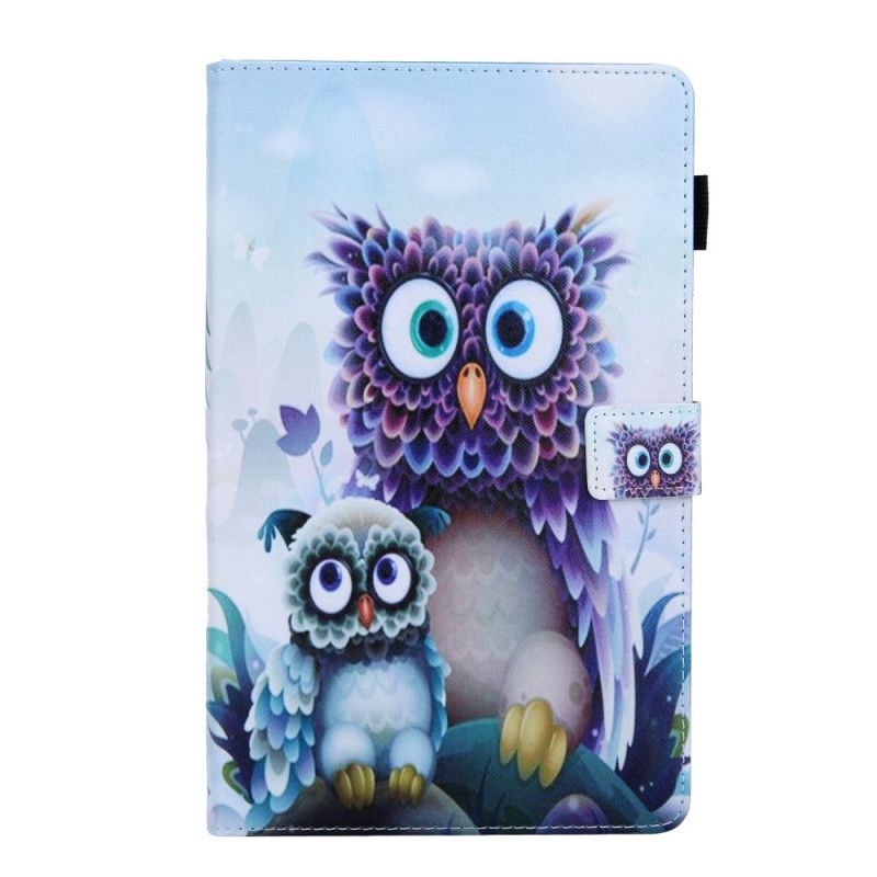 Flip Cover Samsung Galaxy Tab A 10.1 (2019) Mobilcover Forvirrede Ugler