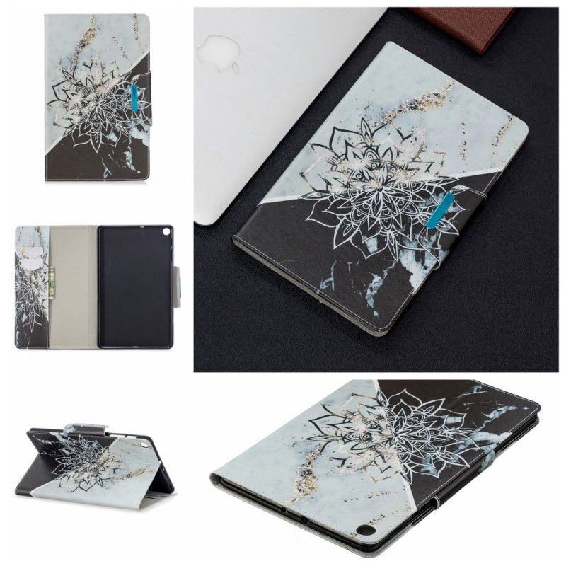 Flip Cover Samsung Galaxy Tab A 10.1 (2019) Mobilcover Mandala Femoir Design