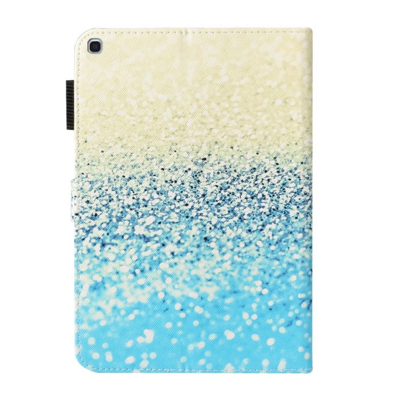 Flip Cover Samsung Galaxy Tab A 10.1 (2019) Rød Mobilcover Glitrende Design