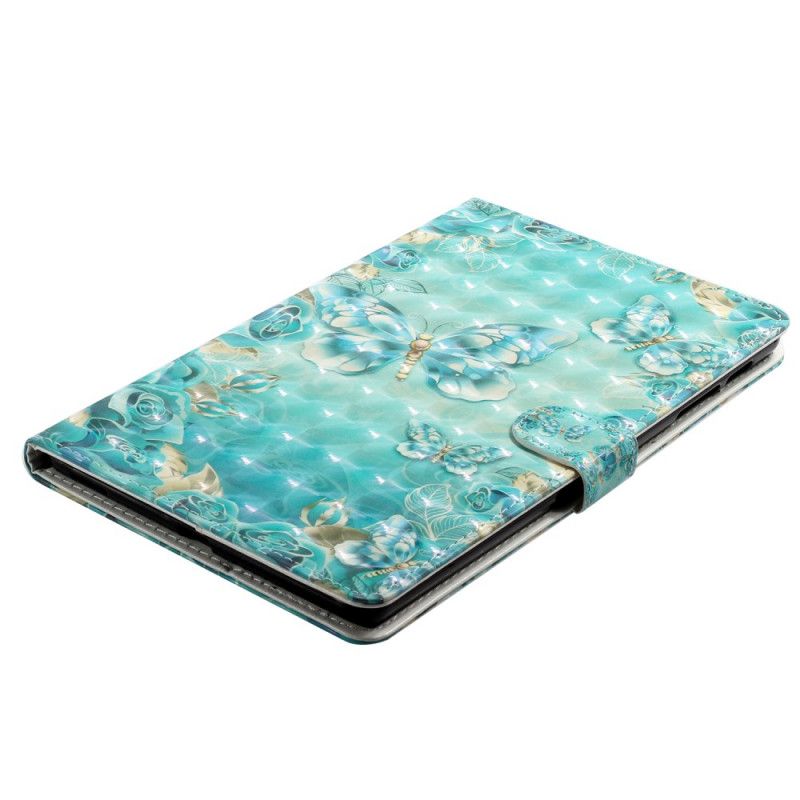 Flip Cover Samsung Galaxy Tab A 10.1 (2019) Spot Lys Sommerfugle