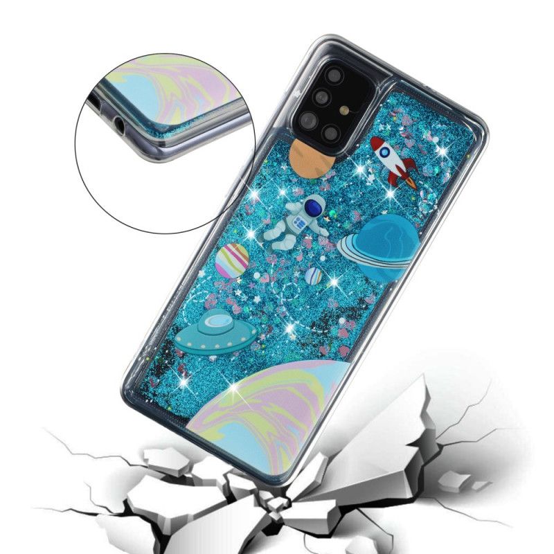 Cover for Samsung Galaxy A52 4G / A52 5G Glitter Plads