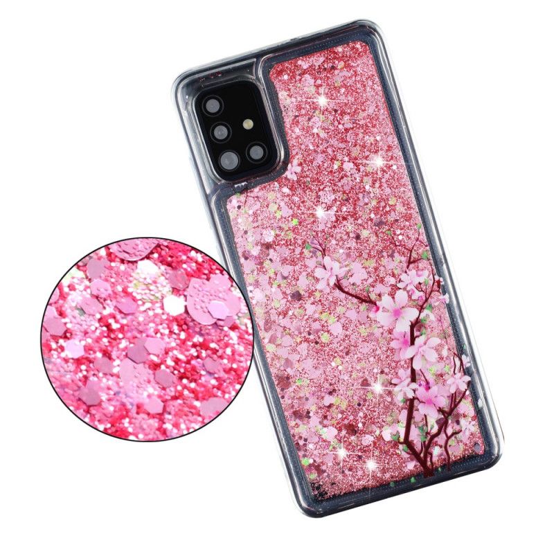 Cover for Samsung Galaxy A52 4G / A52 5G Glitter Træ