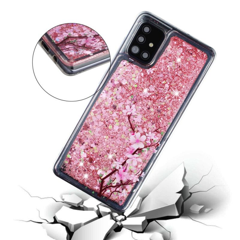 Cover for Samsung Galaxy A52 4G / A52 5G Glitter Træ