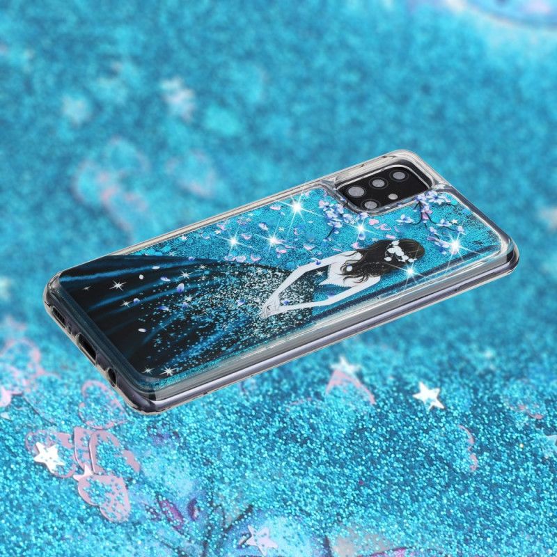 Cover for Samsung Galaxy A52 4G / A52 5G Kvinde Med Glitter