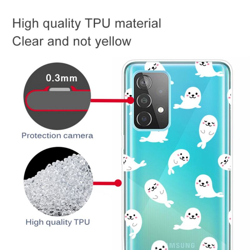 Cover for Samsung Galaxy A52 4G / A52 5G Øverste Søløver