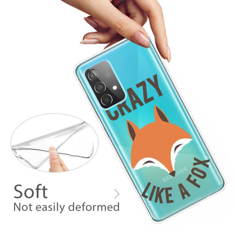 Cover for Samsung Galaxy A52 4G / A52 5G Ræv / Skør Som En Ræv