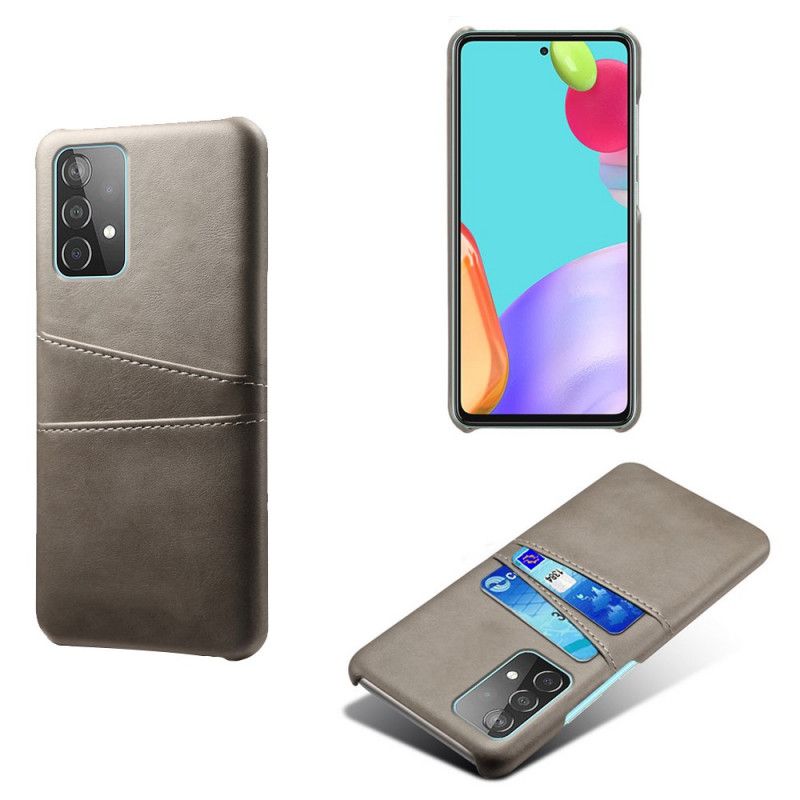 Cover for Samsung Galaxy A52 4G / A52 5G Sort Ksq Kortholder