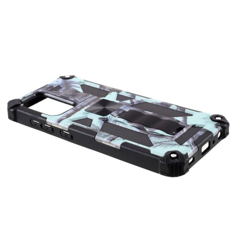 Cover Samsung Galaxy A52 4G / A52 5G Grøn Camouflage Aftageligt Medie