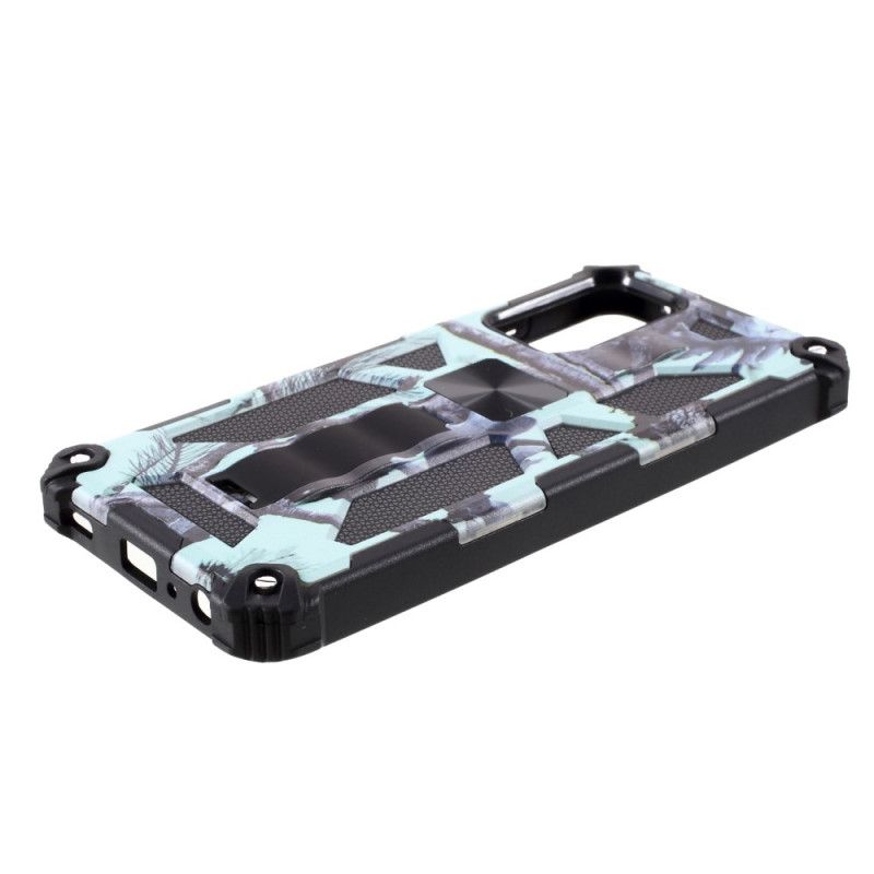 Cover Samsung Galaxy A52 4G / A52 5G Grøn Camouflage Aftageligt Medie