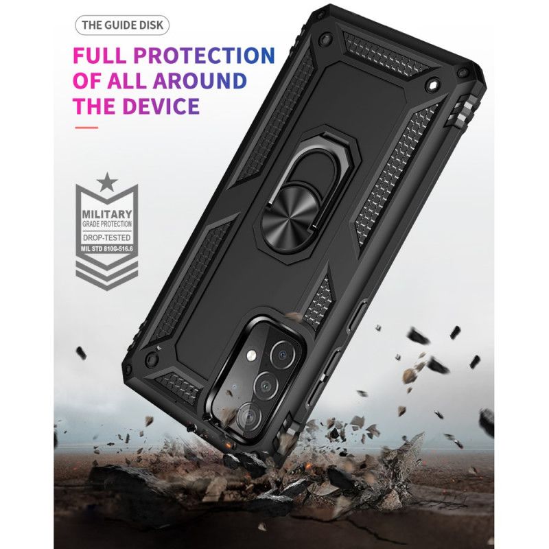 Cover Samsung Galaxy A52 4G / A52 5G Sort Mobilcover Premium Ring