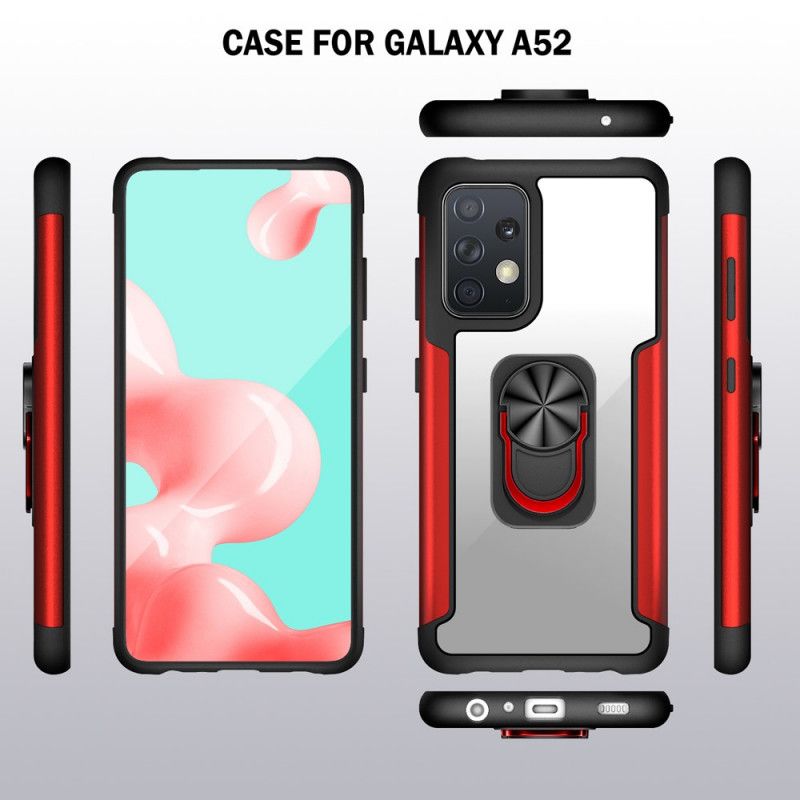 Cover Samsung Galaxy A52 4G / A52 5G Sort Ringstøtte