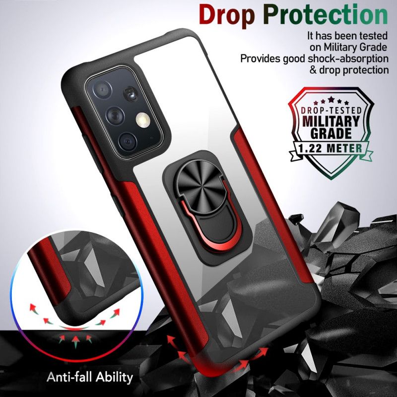 Cover Samsung Galaxy A52 4G / A52 5G Sort Ringstøtte