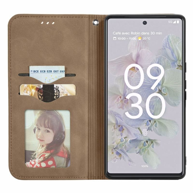 Cover Google Pixel 6A Flip Cover Vintage Serie