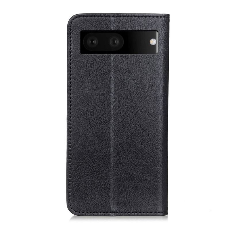 Cover Google Pixel 7 Flip Cover Litchi Split Læder