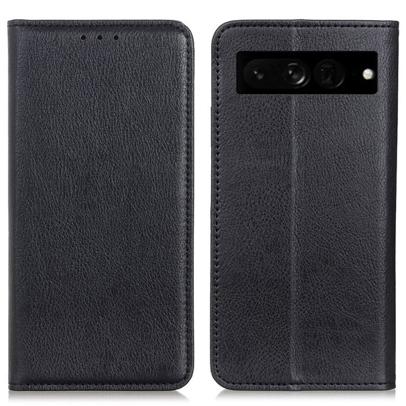 Cover Google Pixel 7 Pro Flip Cover Litchi Split Læder