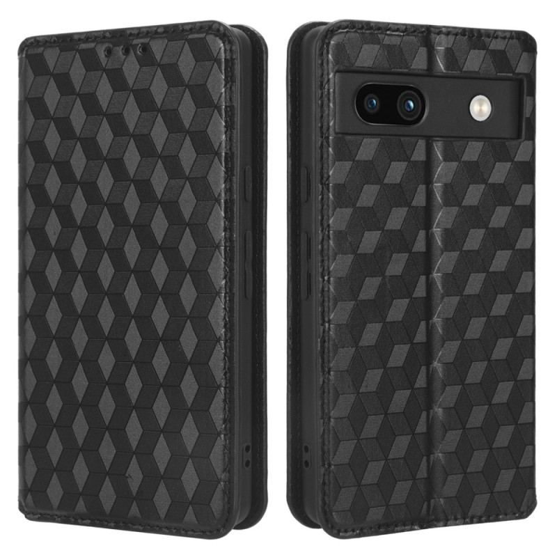 Cover Google Pixel 7A Flip Cover 3d Mønster