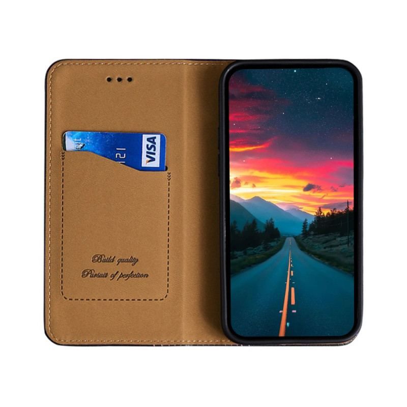 Cover Honor 50 Pro Flip Cover Pro Litchi Læder Split Stitching