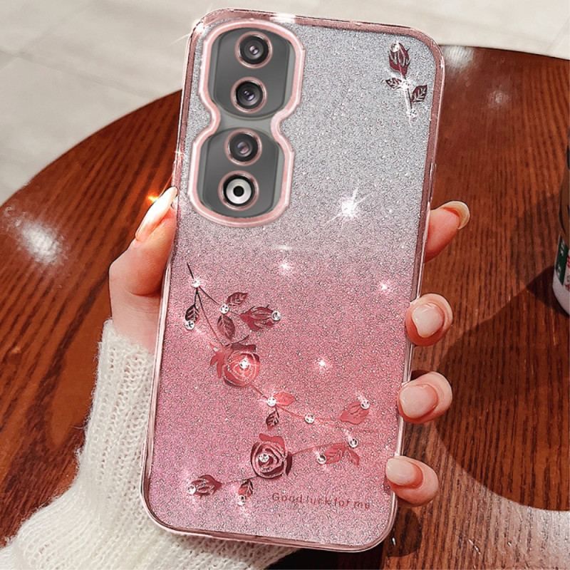 Cover Honor 90 Pro Gradient Color Glitter