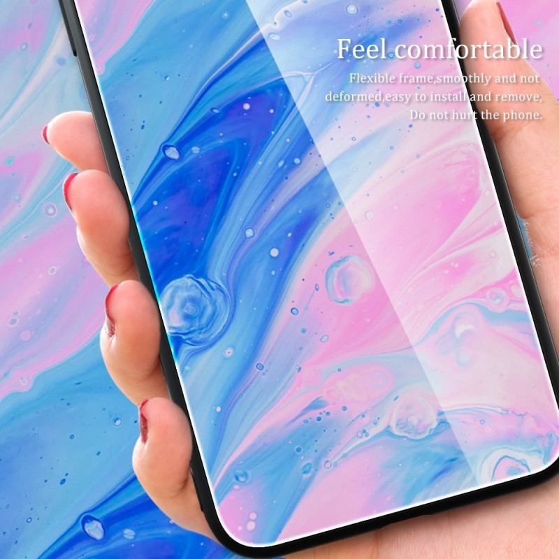 Cover Huawei Mate 50 Pro Stilfuldt Marmor Hærdet Glas