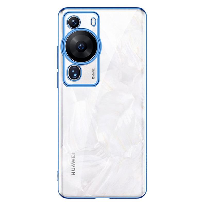 Cover Huawei P60 Pro Transparent Metal Style Kanter Sulada