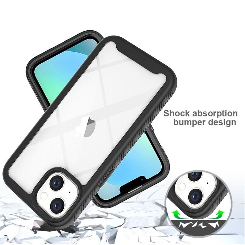 Cover iPhone 14 Hybrid Ramme Kofanger