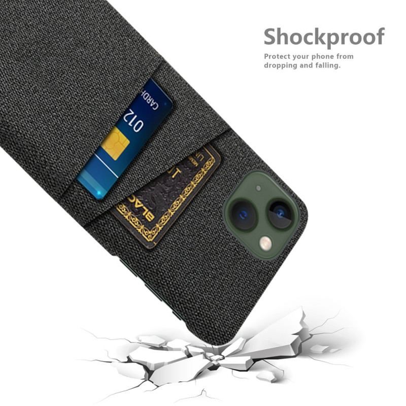 Cover iPhone 14 Kortholder I Stof