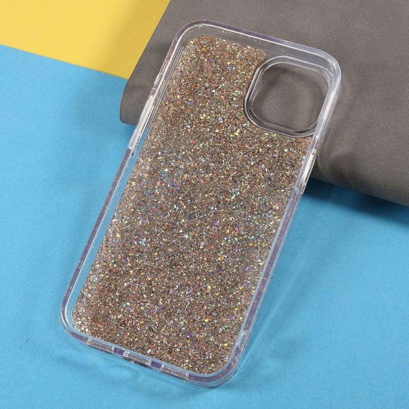 Cover iPhone 14 Plus Elegante Pailletter