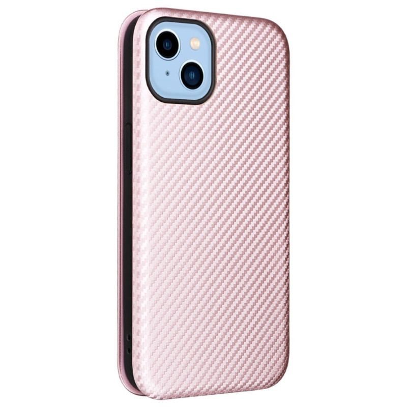 Cover iPhone 14 Plus Flip Cover Kulfiber