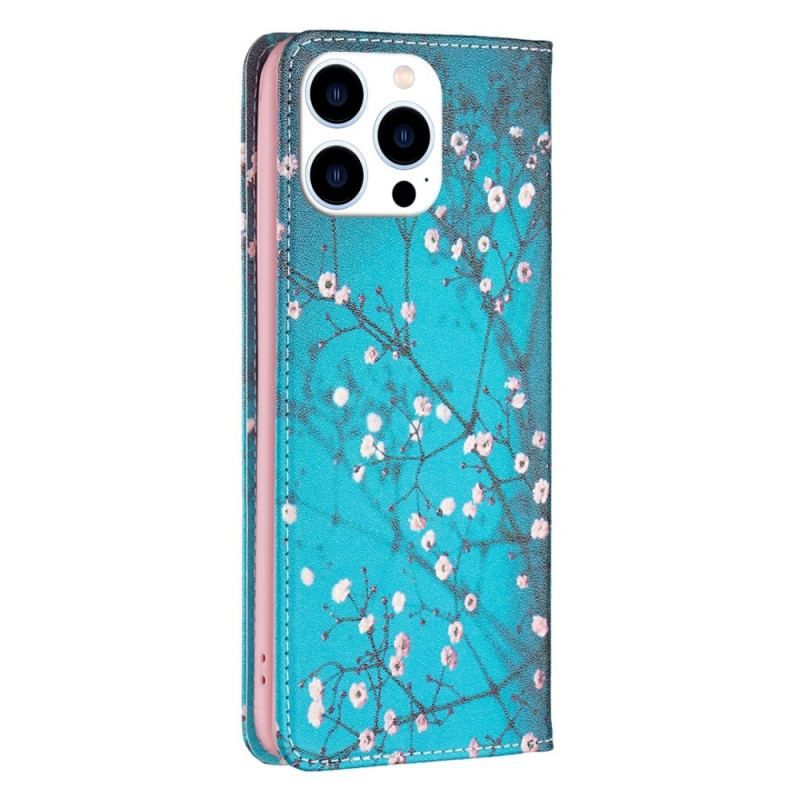 Cover iPhone 14 Pro Flip Cover Blomsterbilleder