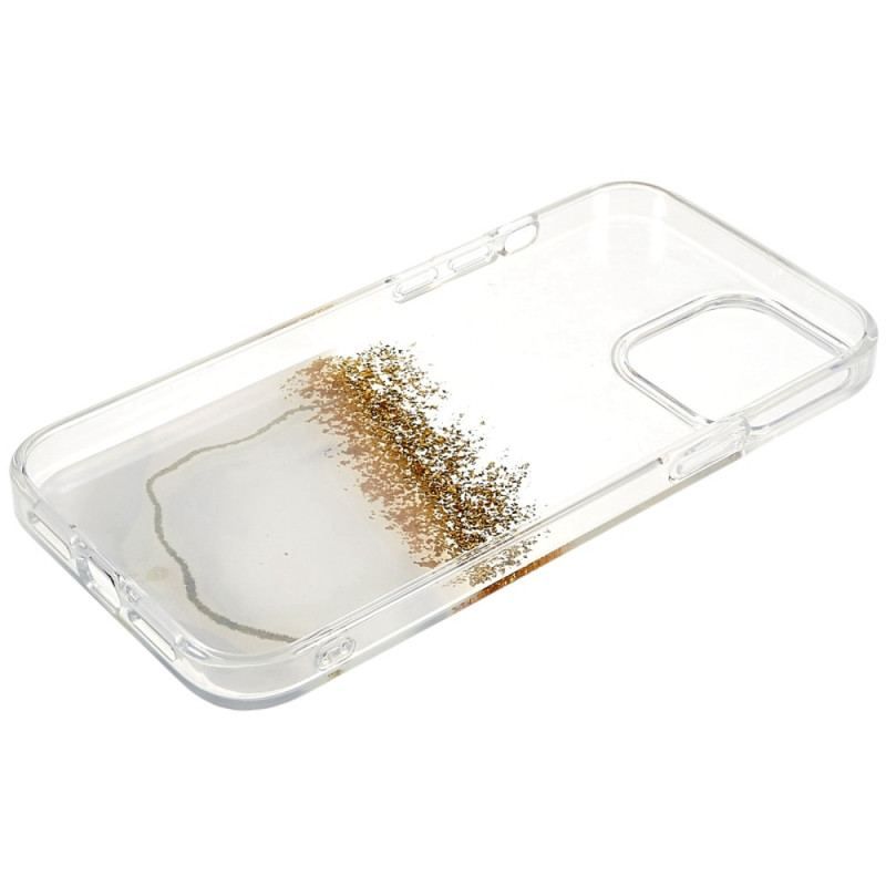 Cover iPhone 14 Pro Glitter Kunst