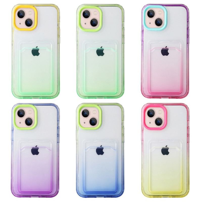 Cover iPhone 14 Pro Gradient Kortholder