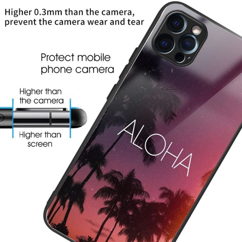 Cover iPhone 14 Pro Max Aloha Hærdet Glas