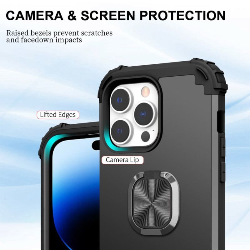 Cover iPhone 14 Pro Max Forstærket Med Ring-support