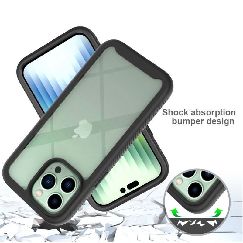 Cover iPhone 14 Pro Max Hybrid Ramme Kofanger