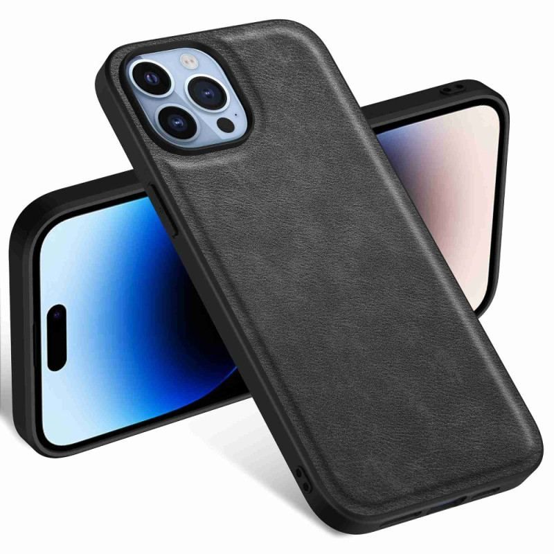 Cover iPhone 14 Pro Max Retro Imiteret Læder