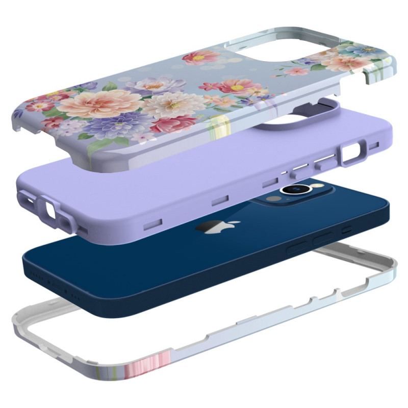 Cover iPhone 14 Pro Vintage Blomster