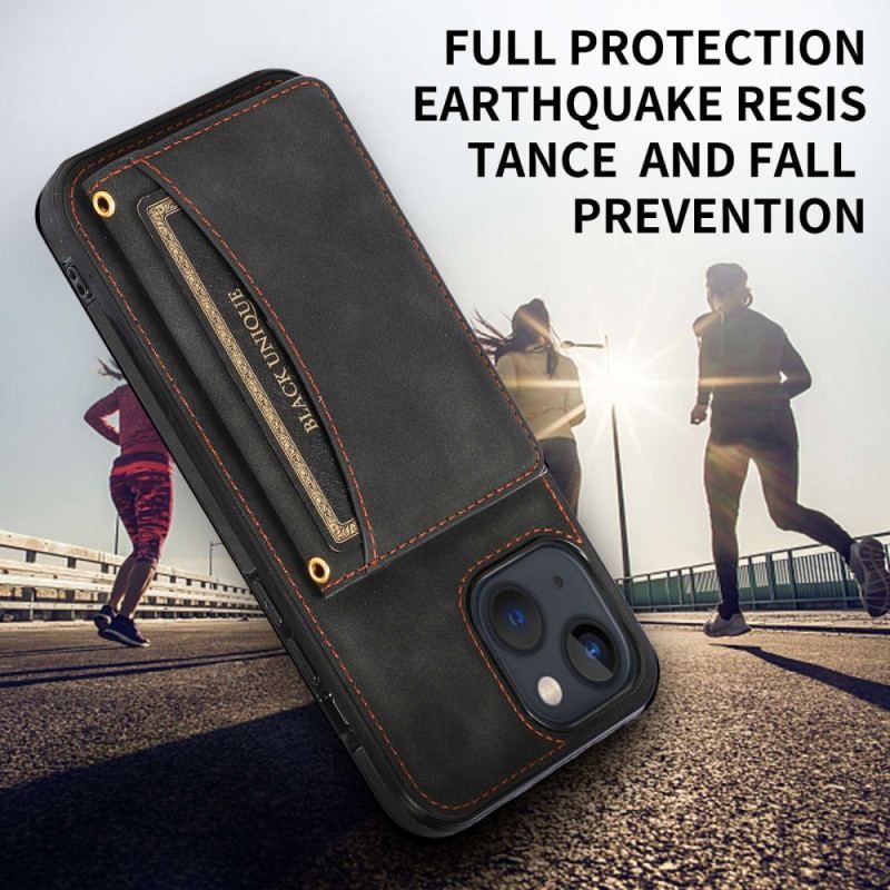 Cover iPhone 14 Punge Etui Wallet Support