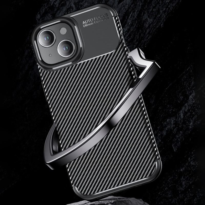 Cover iPhone 15 Plus Carbon Texture Fiber