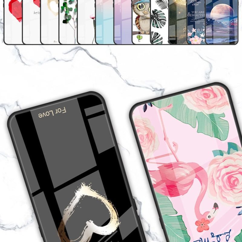 Cover iPhone 15 Plus Flamingo Hærdet Glas