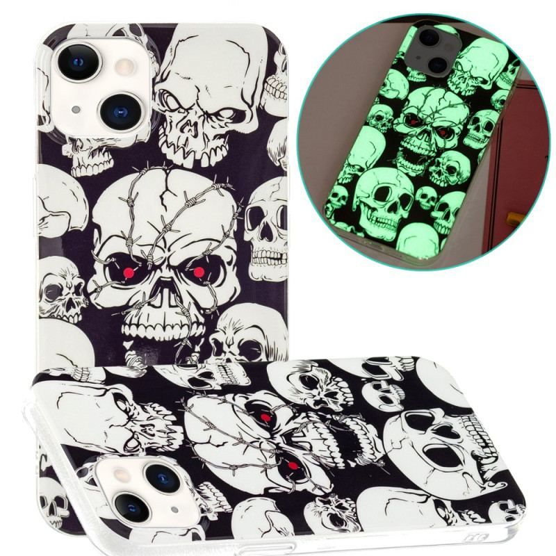 Cover iPhone 15 Plus Fluorescerende Kranier