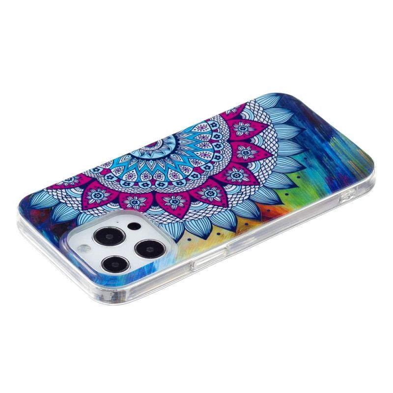 Cover iPhone 15 Pro Max Fluorescerende Mandala