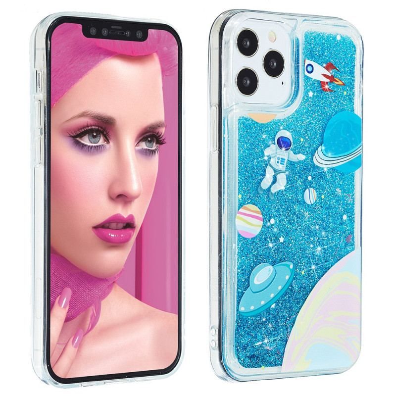 Cover iPhone 15 Pro Space Glitter