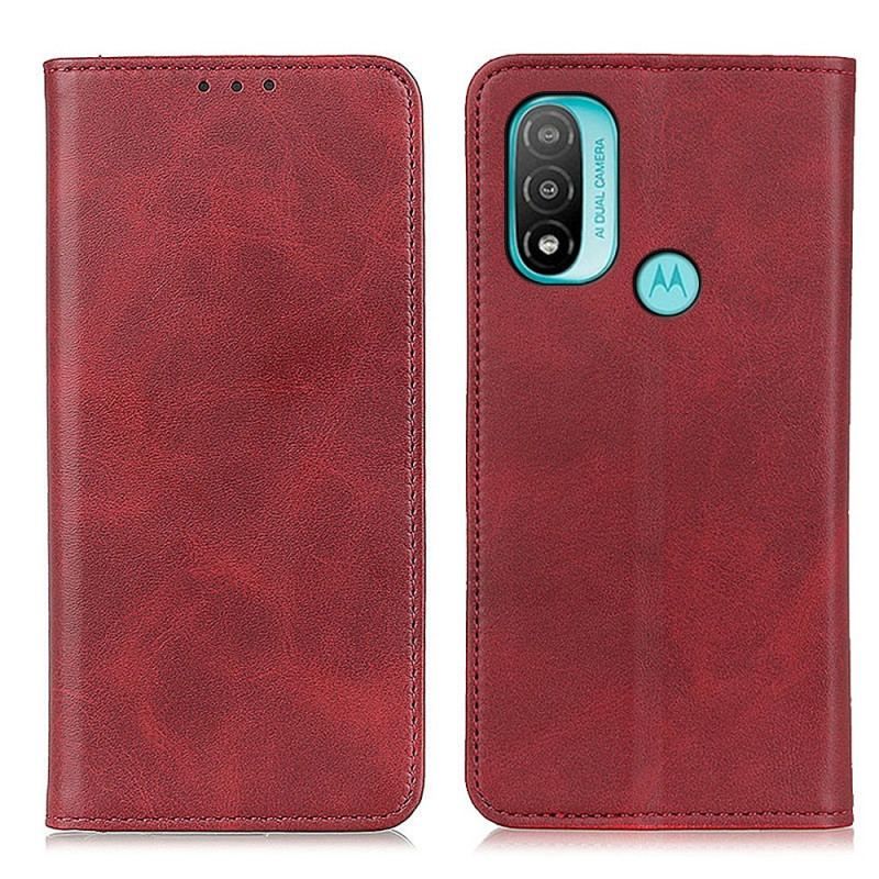 Cover Moto E40 / E30 / E20 Flip Cover Elegance Split Læder