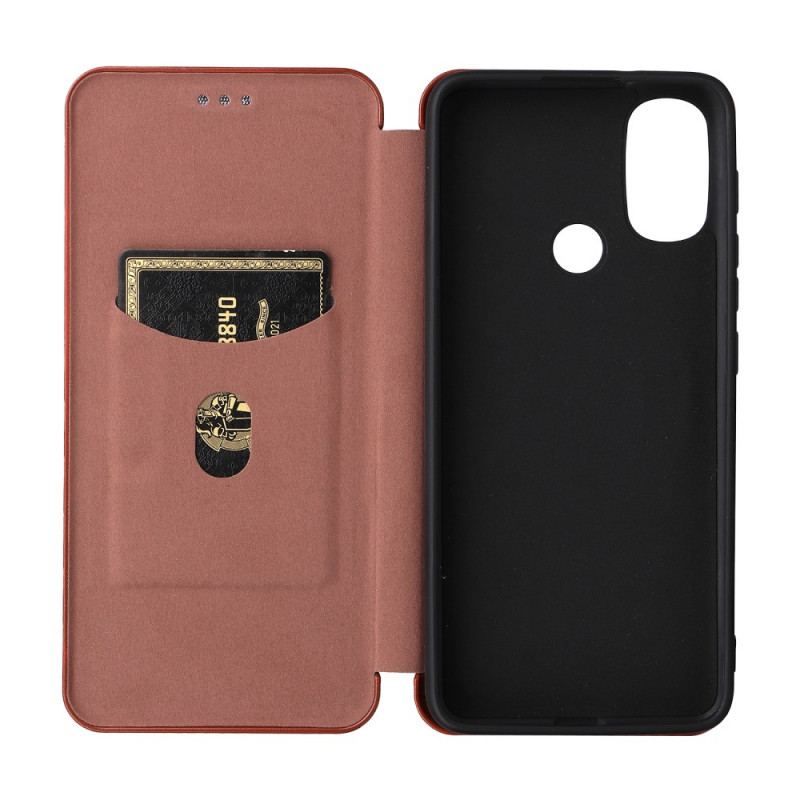 Cover Moto E40 / E30 / E20 Flip Cover Kulfiber