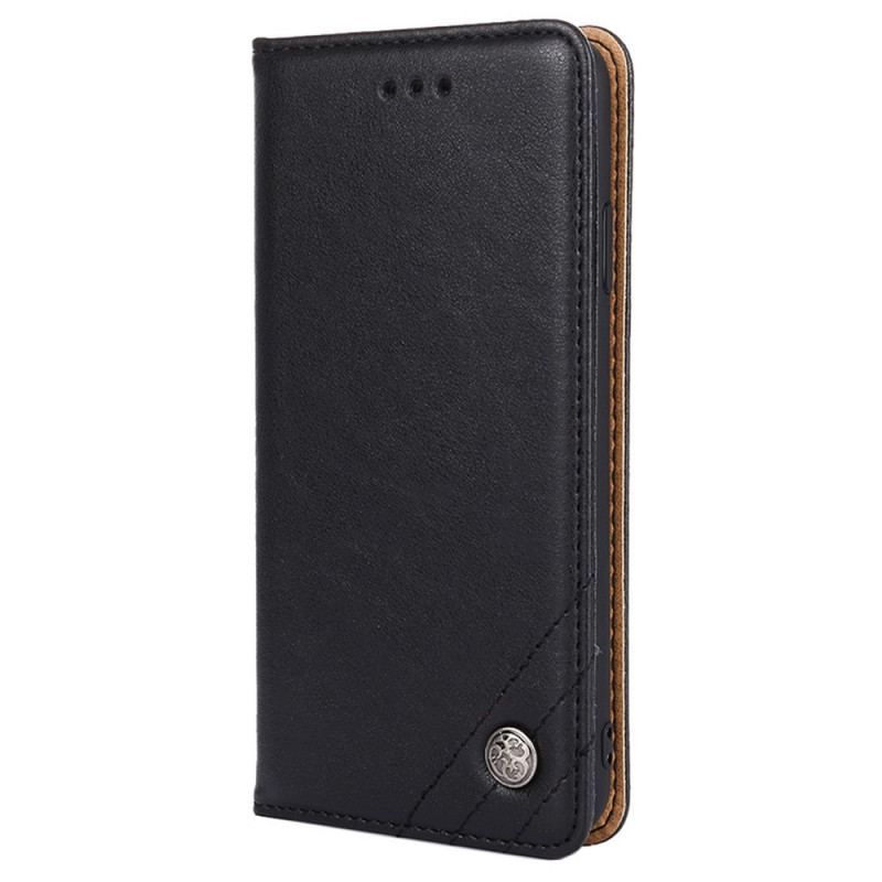 Cover Moto E40 / E30 / E20 Flip Cover Stil Lædernitte